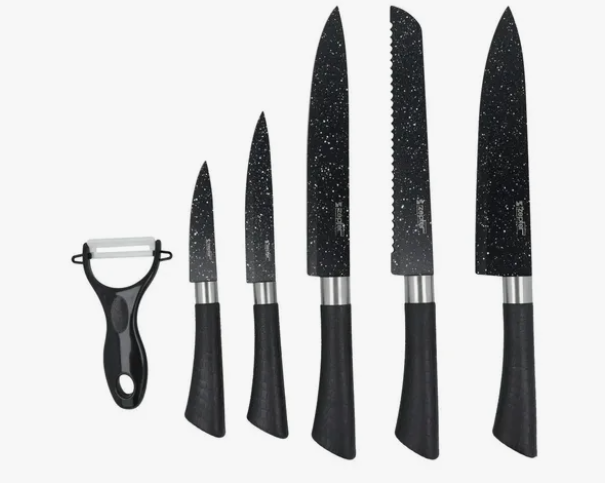 Miniatura 3 de Set 6 Cuchillos Chef Antiadherente Reves